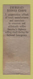 Matchbook Cover - White Trucks Vern Peatling Salina KS BOBTAIL WORN