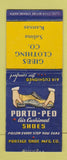 Matchbook Cover - Porto Ped Shoes Gibbs Clothing Salina KS BOBTAIL