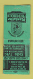 Matchbook Cover - Plantation Fried Chicken Salina KS BOBTAIL