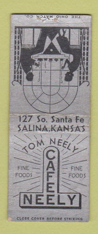 Matchbook Cover - Tom Neely Cafe Salina KS BOBTAIL