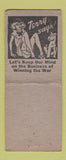 Matchbook Cover - Miller's Recreation girlie Salina KS BOBTAIL STAINED