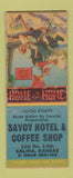 Matchbook Cover - Savoy Hotel Coffee Shop  Salina KS BOBTAIL WEAR