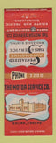Matchbook Cover - Motor Service Company Auto Parts Salina KS BOBTAIL