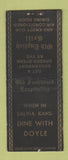 Matchbook Cover - Old English Grill  Salina KS BOBTAIL