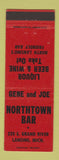 Matchbook Cover - Northtown Bar Lansing MI