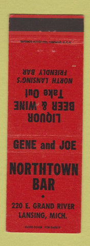 Matchbook Cover - Northtown Bar Lansing MI