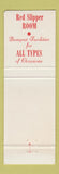 Matchbook Cover - Shelby Inn Utica MI
