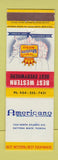 Matchbook Cover - Americana Beach Lodge Daytona Beach FL Best Western