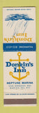Matchbook Cover - Donkin's Inn Marina Del Rey CA