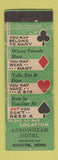Matchbook Cover - Arrowhead Hotel Duluth MN WEAR