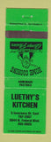 Matchbook Cover - Luethy's Kitchen