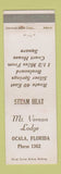 Matchbook Cover - Mount Vernon Lodge Ocala FL low phone #