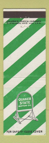 Matchbook Cover - Quaker State Motor Oil Amarillo TX