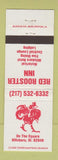 Matchbook Cover - Red Rosoter Inn Hillsboro IL