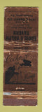 Matchbook Cover - Eddie and Ralph Tavern Philadelphia PA WEAR