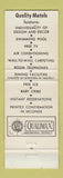 Matchbook Cover - Larson's Motel Gettysburg PA Quality Motel