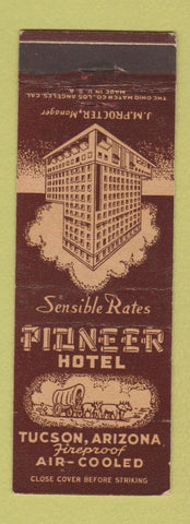 Matchbook Cover - Pioneer Hotel Tucson AZ WEAR