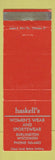 Matchbook Cover - Haskell's Women's Clothes Burlington WI WEAR