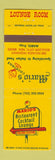 Matchbook Cover - Mario's Restaurant Cocktail Lounge Boulder City NV