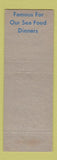 Matchbook Cover - Sky Lounge Camden NJ