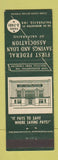 Matchbook Cover - First Federal Savings and Loan Valparaiso IN