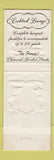 Matchbook Cover - Cedar Garden Restaurant Hamilton Square NJ