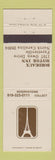 Matchbook Cover - Bordeaux Motor Inn Fayetteville NC