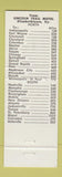 Matchbook Cover - Lincoln Trail Motel Restaurant Elizabethtown KY Abraham