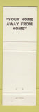 Matchbook Cover - Wick Motor Inn Youngstown OH