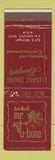 Matchbook Cover - Don Neal's Mr T Bone Kalamazoo MI restaurant