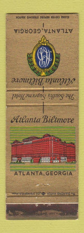 Matchbook Cover - Atlanta Biltmore Hotel GA WEAR
