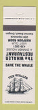 Matchbook Cover - The Whaler Restaurant Cannon Beach OR