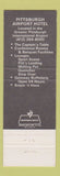 Matchbook Cover - Pittsburgh PA Airport Hotel Captain's Table