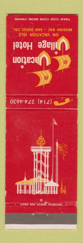Matchbook Cover - Vacation Village Hotel San Diego CA