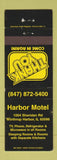 Matchbook Cover - Harbor Motel Winthrop Harbor IL