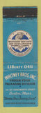 Matchbook Cover - Whitney Bros Frozen Food Boston MA WEAR