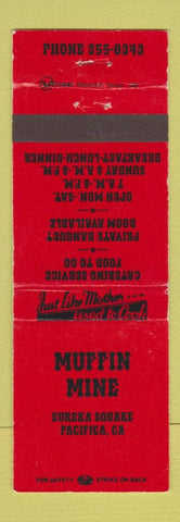 Matchbook Cover - Muffin Mine Pacifica CA