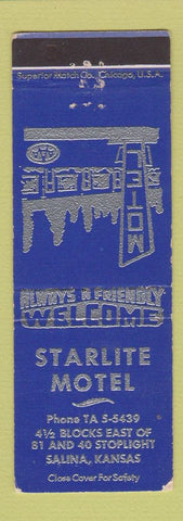 Matchbook Cover - Starlite Motel Salina KS