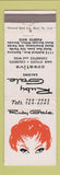 Matchbook Cover - Ruby Gale Salon Puerto Rico Santurce Isla Verde Dorado