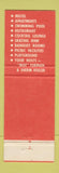Matchbook Cover - Congress Playland Motel York PA