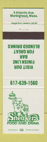 Matchbook Cover - Sneakers Food and Drink Marblehead MA