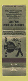 Matchbook Cover - Harris Pelham Catering Perlham NH