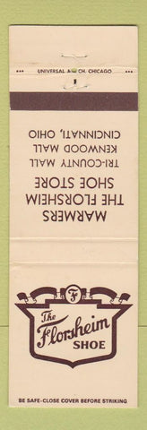 Matchbook Cover - Florsheim Shoes Marmers Cincinnati OH
