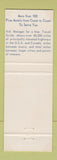 Matchbook Cover - Graham's Motor Hotel Newcastle WY Best Western
