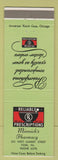 Matchbook Cover - Minnich's Pharmacy Drug York PA