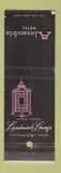 Matchbook Cover - Alexandria Hotel Landmark Lounge Los Angeles CA