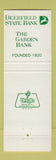 Matchbook Cover - Deerfield State Bank IL Riverwoods