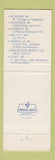 Matchbook Cover - Harbor House Redford Riverview Clawson Bay City MI