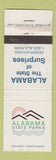 Matchbook Cover - Alabama State Parks AL WEAR