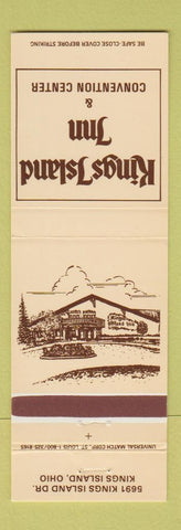 Matchbook Cover - Kings Island Inn King Island OH